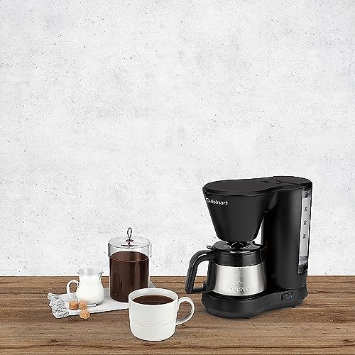 Cuisinart 5-Cup Coffee Maker with Stainless Steel Carafe, Machine