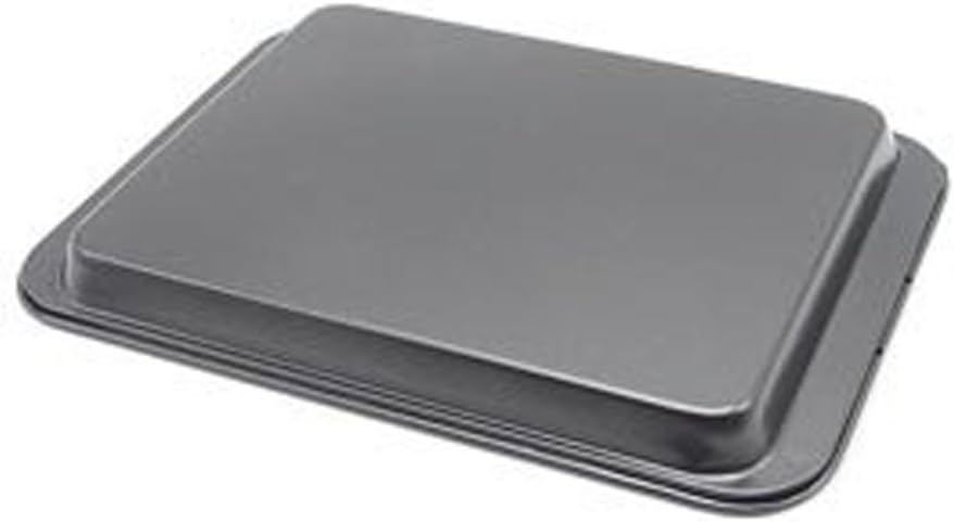 SS&CC Nonstick Baking Sheets Set of 2 - 9.5 Inch x 7.1 Inch Cookie Trays for Toaster Ovens | Perfect for Small Households