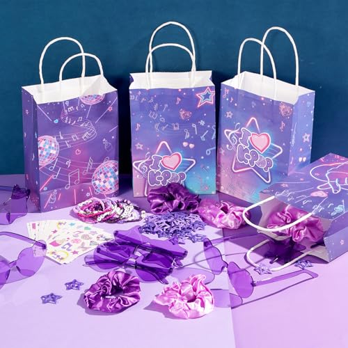 Kpop Party Favors Set - Girl Friendship Gifts with Tattoos, Bracelets, Hair Clips & Glasses