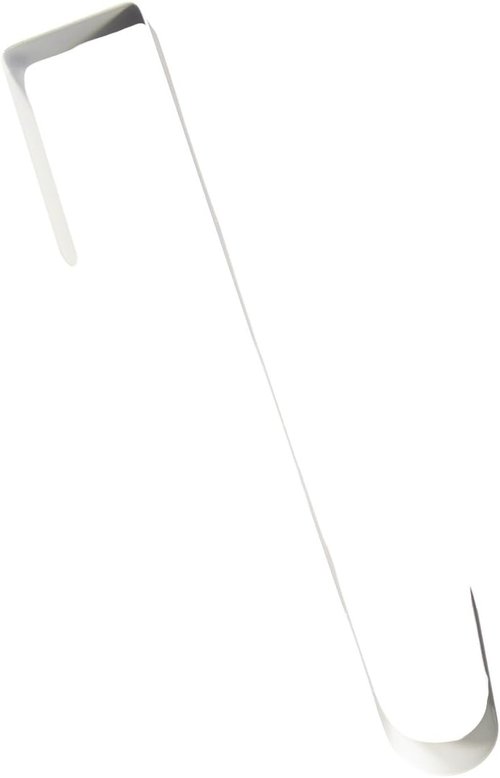 AnapoliZ Wreath Hooks - Elegant Metal Door Hanger for Coats, Towels & Holiday Decor | Sturdy White Design (1 Piece)