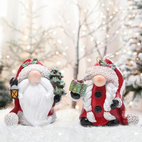 Hodao Christmas Elf Decorations Set - Unique Handcrafted Holiday Ornaments