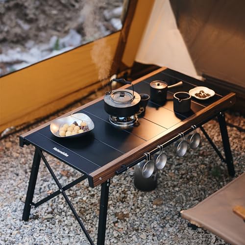 Naturehike Standard Folding IGT Camping Table - Ultralight Aluminum Outdoor Picnic & Camp Kitchen System
