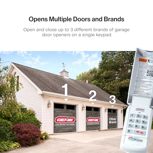 Genie Universal Wireless Garage Door Keypad - Compatible with LiftMaster & More