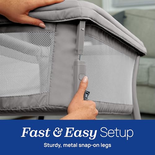LullaGo Anywhere SE Portable Baby Bassinet - Clay Variation
