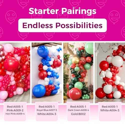 Bezente Red Balloons 18 Inch - 30 Pack Large Thick Red Balloons Big Round Red Latex Balloons for Valentine's Day Wedding Anniversary Christmas Birthday Party Decorations