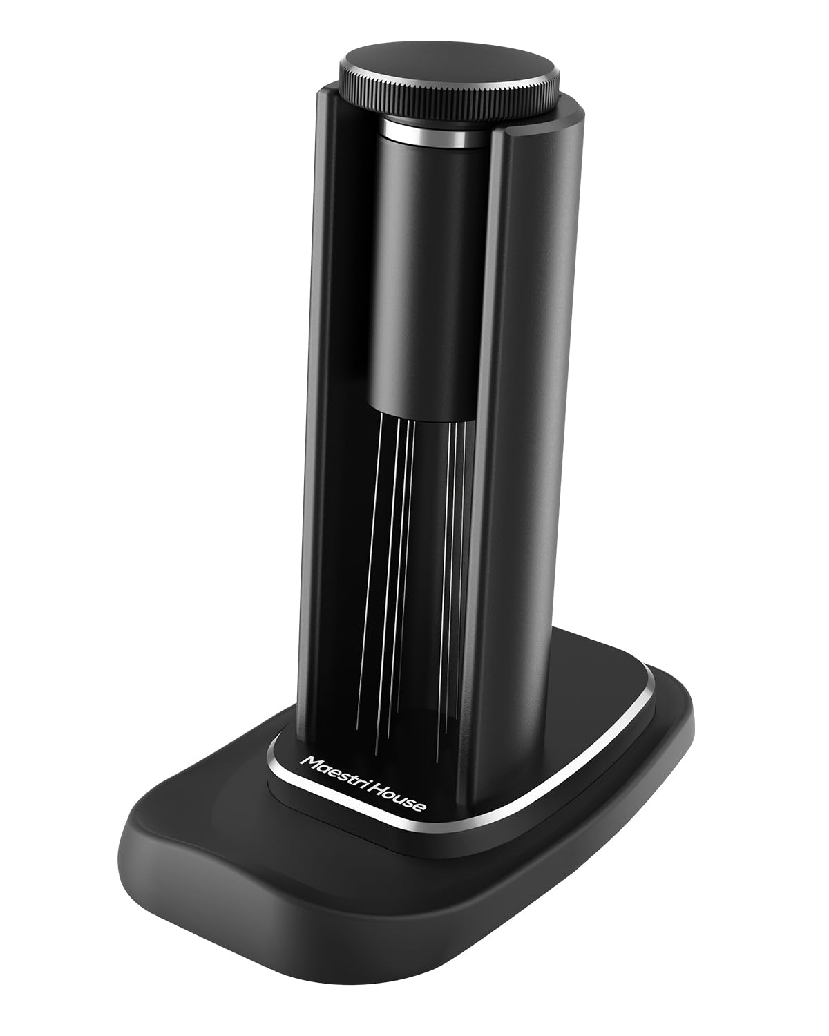 Maestri House WDT Tool, Espresso Distribution Tools Self-Clean with Aluminum Alloy Magnetic Stand, 0.3/0.4mm Needles 10 each for Espresso Stirrer Replacement (Matte black)