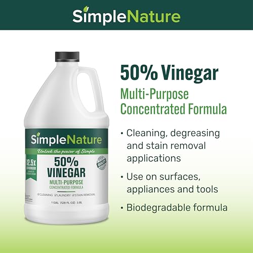 50% Vinegar Concentrate - 1 Gallon, 4 Pack — Heavy-Duty Cleaning & DIY Solutions