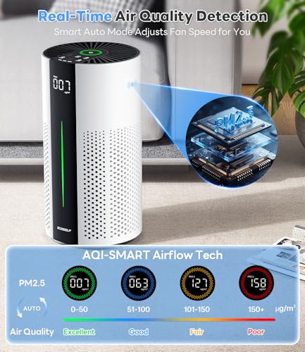 Air Purifier for Home with Sleep Mode Pet Air Cleaner