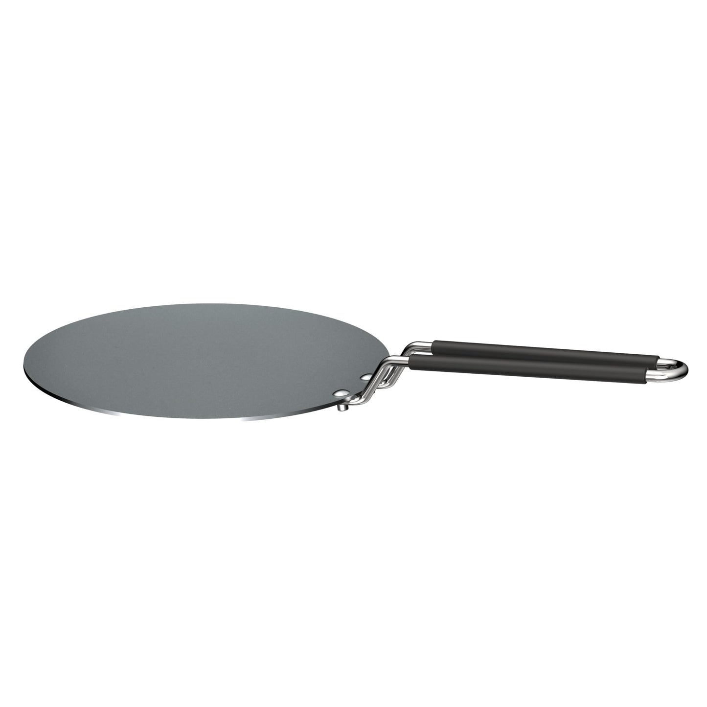 Tramontina Utsava 12-Inch Tri-Ply Clad Stainless Steel Ceramic-Coated Dosa Tawa, Non Stick Tava Pan for Roti, Crepe Pan, Comales para Tortillas, Pancake Griddle, Nonstick Flat Skillet