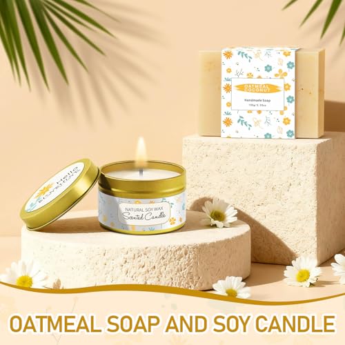 Wasocol Ivory Self Care Gift Basket for Women - Spa & Relaxation Set