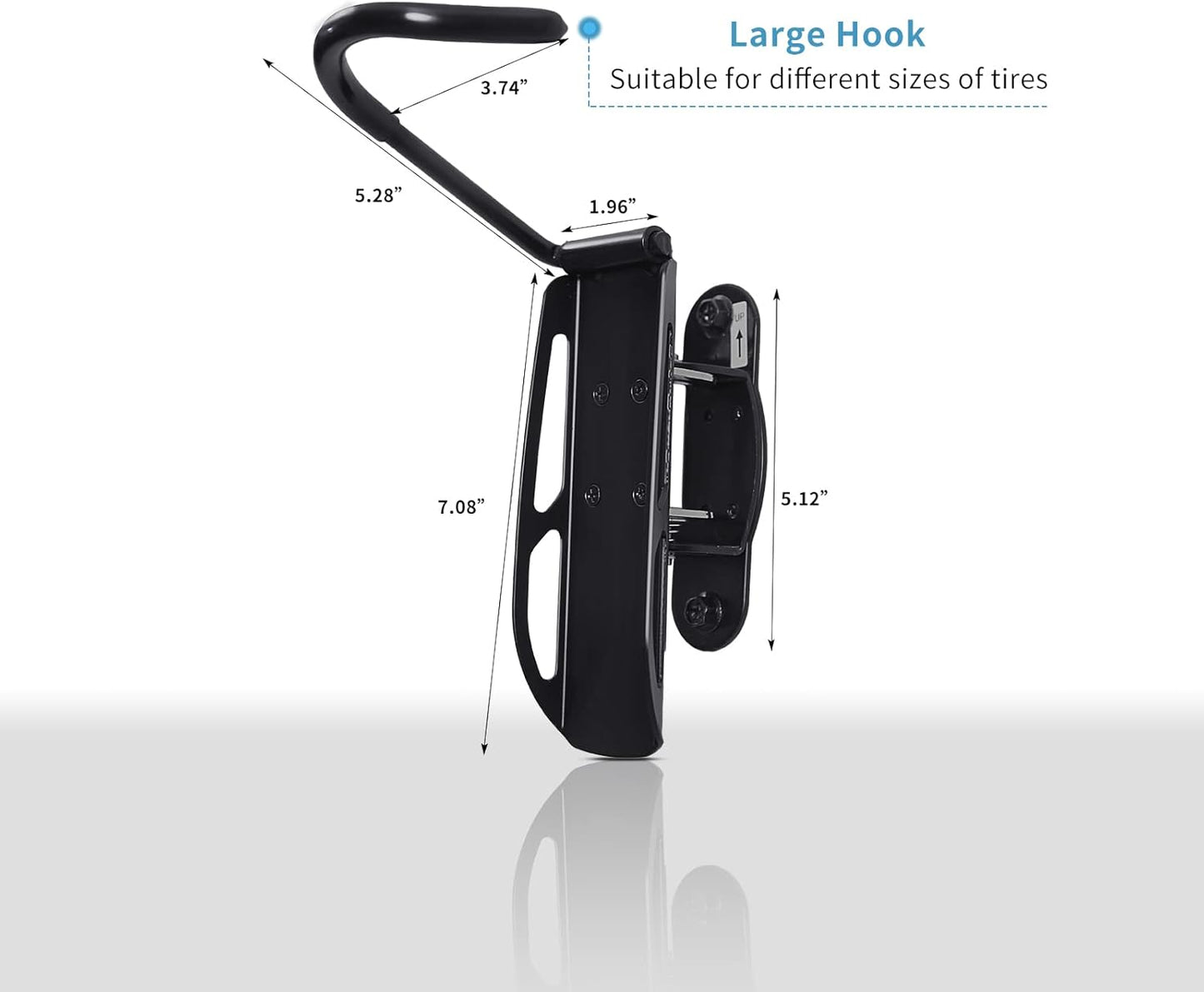 Ultrawall Bike Rack - Vertical Wall Mount Storage for Indoor Bicycles | 2-Pack Swivel Design