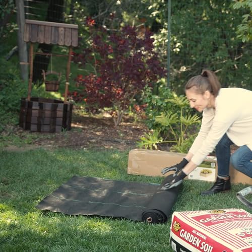 ECOgardener Premium 5oz Landscape Fabric - 3ft x 50ft Weed Barrier
