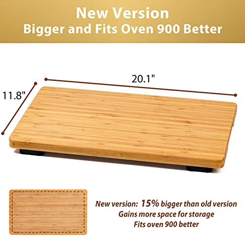 Umilife Bamboo Cutting Board for Breville BOV900BSS/BOV950BSS Smart Oven Air Fryer Accessory