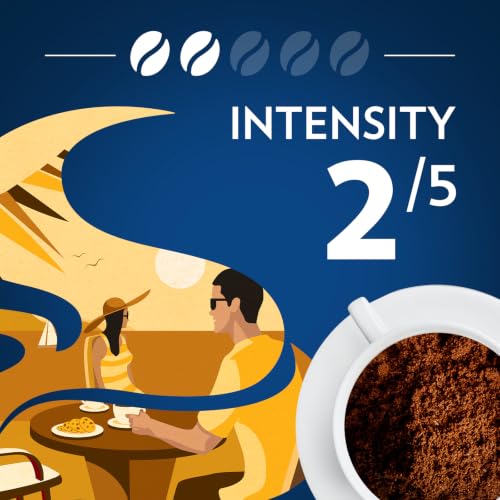 Costiera Gran Aroma Ground Coffee - 12 Ounce Pack of 6, Light Roast, Arabica, Smooth & Aromatic