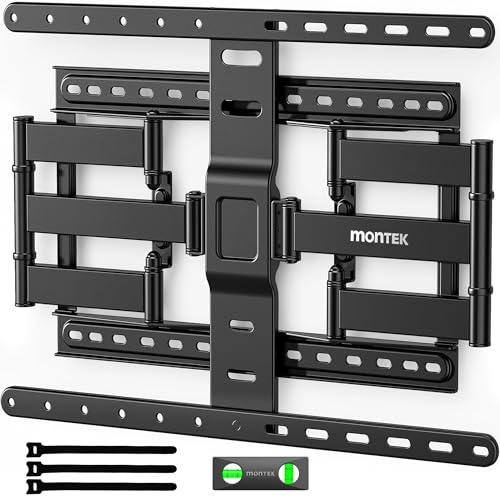 Ultra Slim Full Motion TV Wall Mount for 43-90 Inch TVs – Adjustable & Discreet