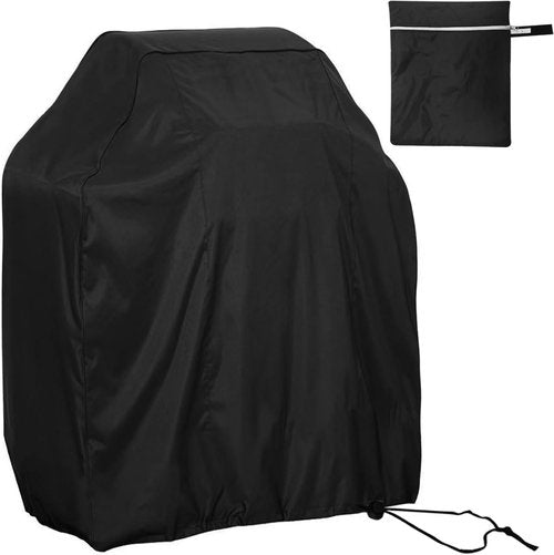 BBQ Grill Cover - Waterproof 32-36 Inch Gas Grill Cover with Adjustable Velcro Strap | Fits Weber, Char Broil, Nexgrill