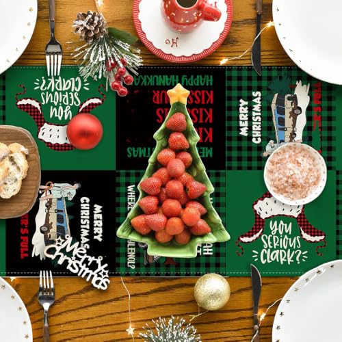 Green 13x108 Inch Christmas Table Runner - New Year Xmas Party Decor