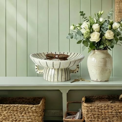 DOWAN Hand-Painted Ceramic Decorative Bowls - Modern Art & Centerpieces