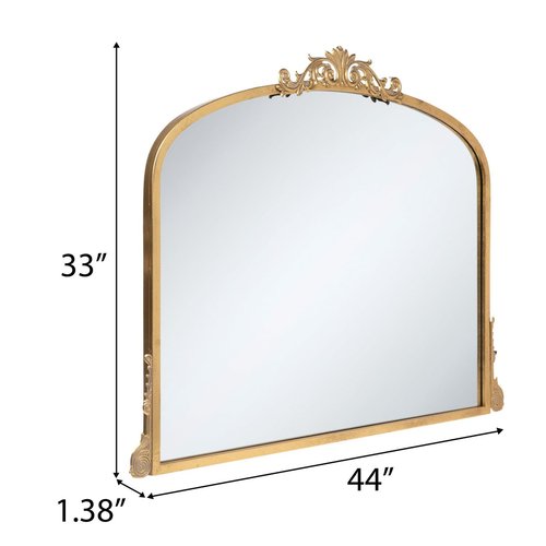 Hobby Lobby Antique Gold Ornate Metal Wall Mirror
