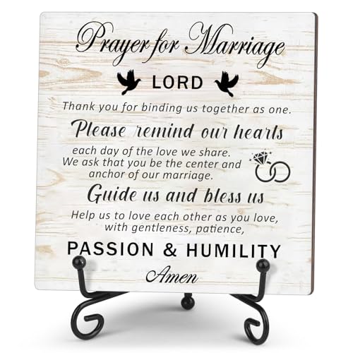 Prayer for marriage Wedding sign blessing Gifts Couples Valentines