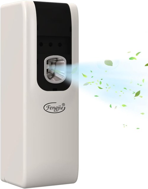 FENGJIE Automatic Air Freshener Spray Dispenser - Wall Mount & Free Standing for Home, Office & Hotel