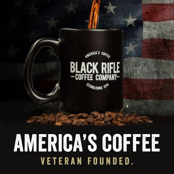 Black Rifle Coffee Medium Roast K-Cup Pods CAF Pack of 50 - Arabica Coffee