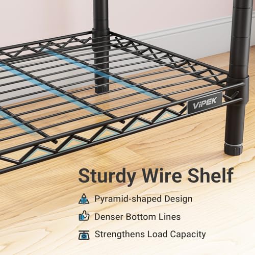 V1 Medium Portable Garment Rack - Black, Space-Saving Closet Organizer