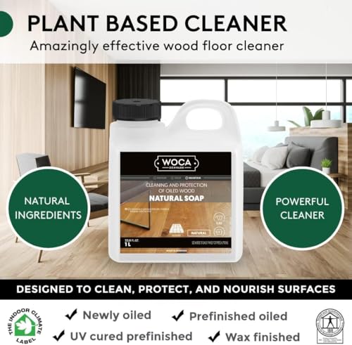 Natural Soap Cleaner for Oiled Hardwood Floors & Furniture - 2x1L