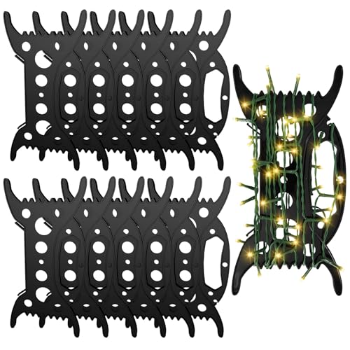 ADXVR 12-Pack Christmas Light Storage Reels Organizer, Cord Winders & Extension Hose Holder