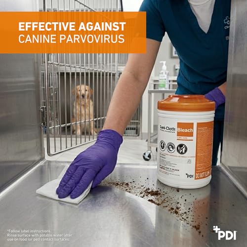 PDI Sani-Cloth Bleach Disinfectant Wipes Bulk Pack - Hospital-Grade Surface Cleaner