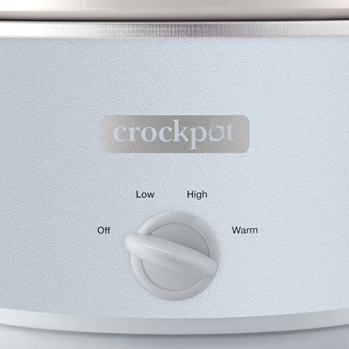 Crock-Pot 4.5-Quart Manual Slow Cooker with Removable Stoneware - Blue