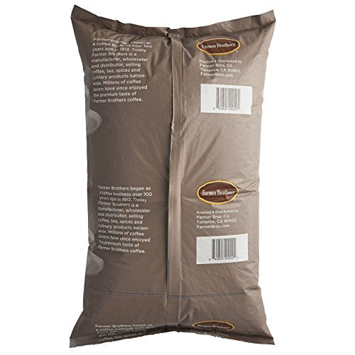 Farmer Brothers 100% Arabica Whole Bean Coffee - 5 lb Medium Roast for Coffee Shops