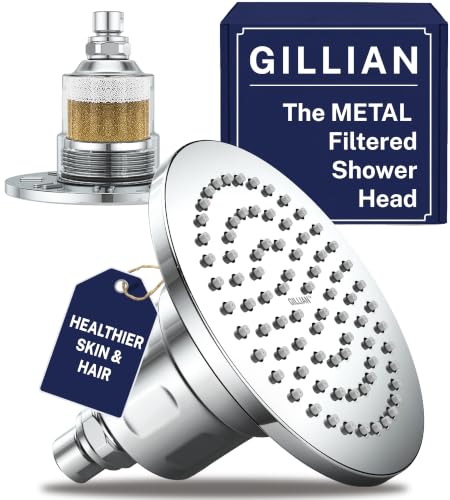 Gillian Metal Filtered Shower Head High Pressure, KDF-55 Removes