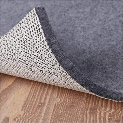 Enjoy Holiday 1981 8x10 ft Grey Non-Slip Rug Pad with Double Felt & Rubber Layer