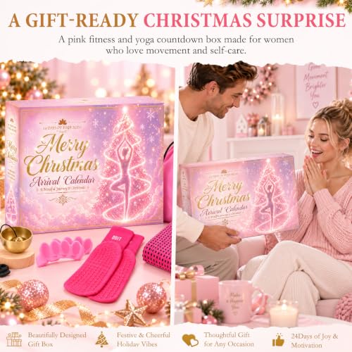 Women’s Fitness Advent Calendar 2026 - Yoga & Workout Gift Set