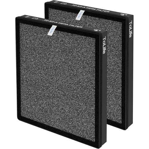 ToLife TZ-K2 Air Purifier Replacement Filter 3-in-1 Activated Carbon 2 Pack - Fits TZ-K2