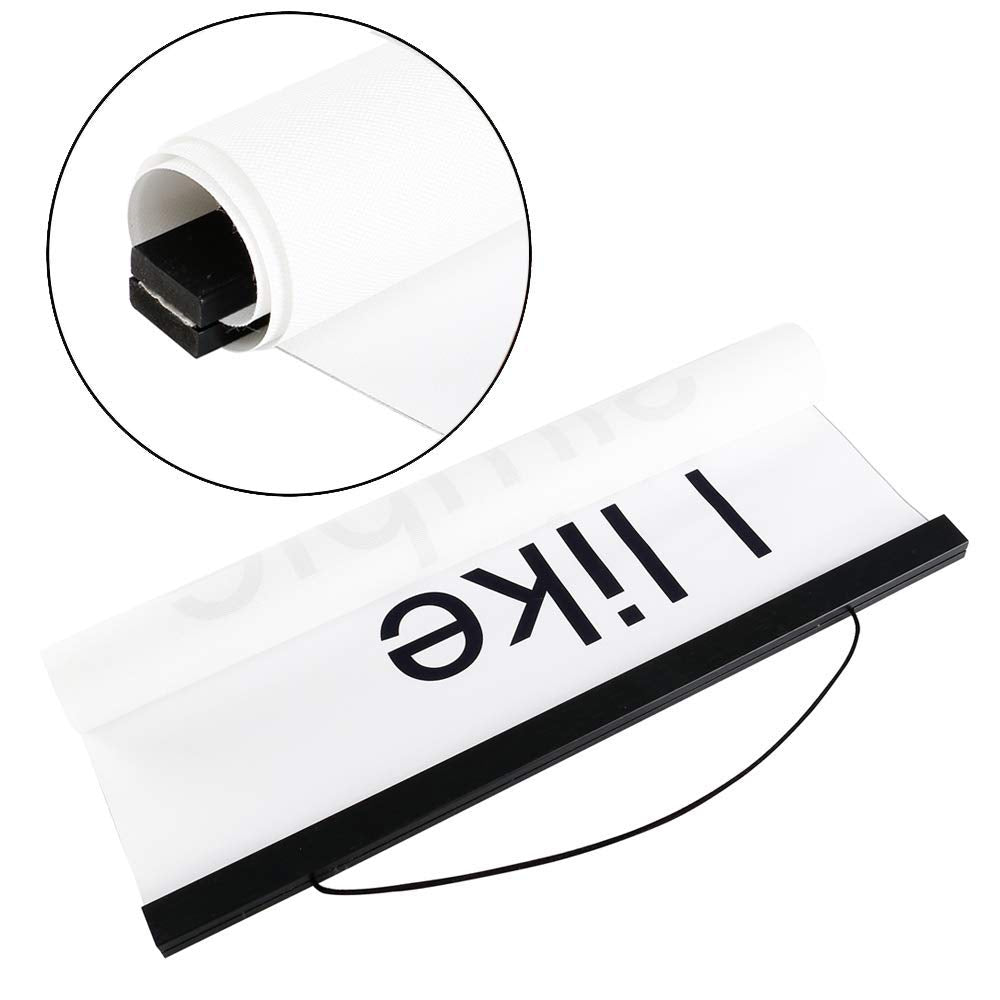 2 Pack Magnetic Poster Hanger Frame, 24x36 24x32 24x18 Light Wood Wooden Magnet Canvas Artwork Print Dowel Poster Hangers Frames Hanging Kit (Black, 24", 2 Packs)