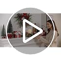 YLOLUL 12 Pcs Mini Christmas Wreaths with Ribbon - 9 Inch Holiday Kitchen Decorations