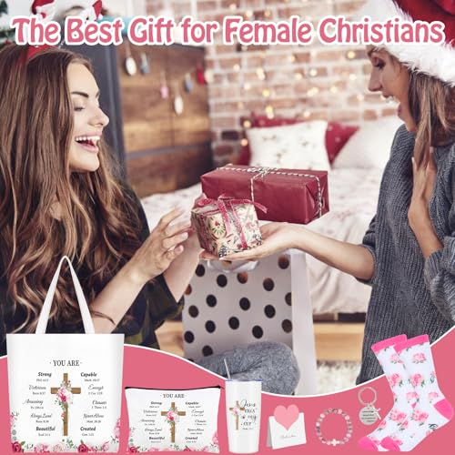 Christian Gifts for Women - Faith Inspirational Tumbler, Blanket & Accessories