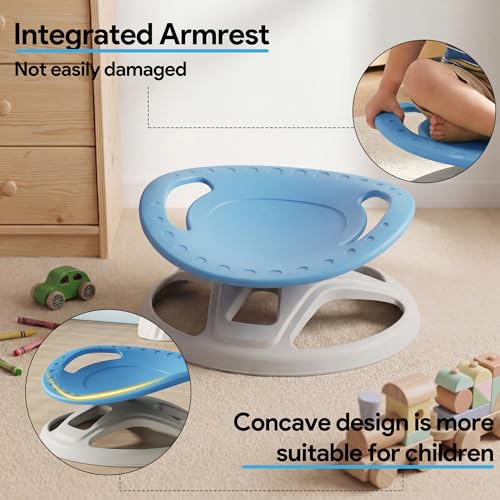 Brelley Blue Sensory Spinning Chair for Kids - Balance & Sensory Play Toy