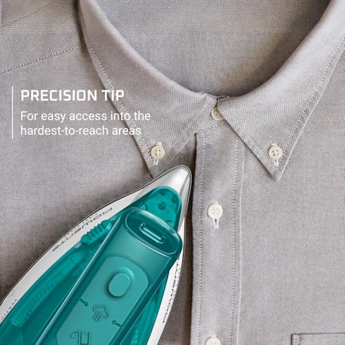 Rowenta Travel Mini Iron Dual Voltage Compact Iron for Clothes Green DA1610 - Modern White & Toy Boy Variant