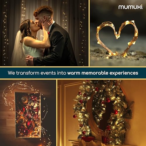 MUMUXI 12 Pack 7.2ft Fairy Lights Battery Operated String Lights, 20 Mini LEDs for Centerpiece Table Decorations, Wedding Party Bedroom Mason Jar Christmas Decor, Warm White