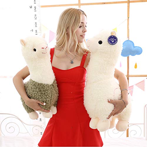 JULAN 18inch 3D Giant Llama Plush Toys Alpaca Plush Doll,Soft Llama Alpaca Stuffed Plushies Toys,Alpaca & Llama Stuffed Animal Toys Plush Pillow for Home Decoration and Kids Gift