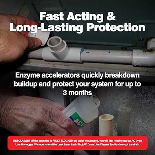 AC Drain Line Cleaner - 6 Bottles / 18-Month Supply for HVAC & Condensate Lines