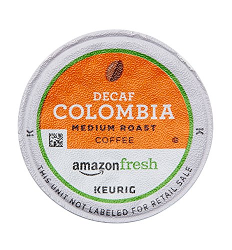 Decaf Colombia Medium Roast K-Cups - 80 Count Compatible with Keurig - AmazonFresh