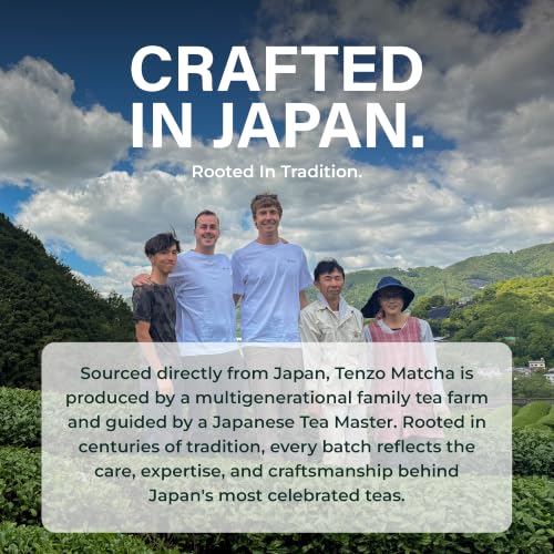 Tenzo Tea Matcha Green Powder - USDA Organic Ceremonial Grade Paleo,