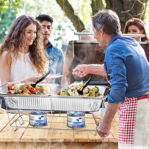 MAXYGIFT 12 Pack Full Size Chafing Wire Racks for Buffet Food Serving and Catering