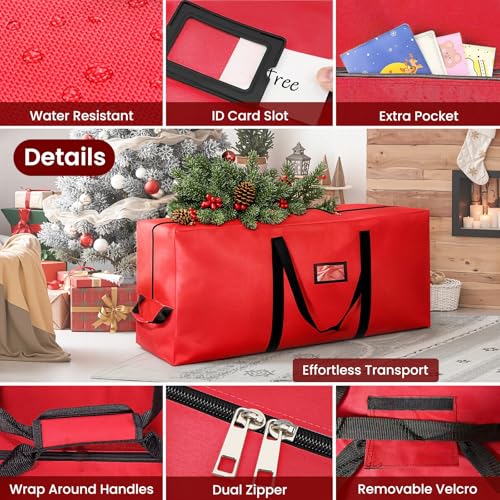 7.5 Ft Christmas Tree Storage Bag Waterproof & Reinforced Handles
