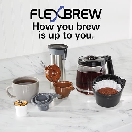 Hamilton Beach FlexBrew Trio 2-Way Coffee Maker Black Gen 3 - Single & Drip Brew
