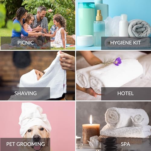 24 Pack White 16x27 Inch Cotton Blend Towels for Salon, Hotel, & Home Use - Absorbent & Budget-Friendly Variation of THIS listing